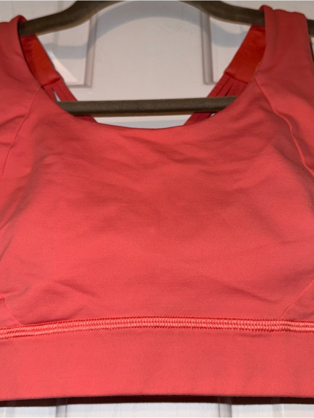 Lululemon Free to Be Elevated Bra in raspberry cream coral orange pink DD/E 4 - Picture 6 of 11